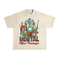Sandshell dental office manager cold drink frappe Urban Heavy Tee - FaDigitalArtStudio