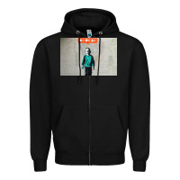 Black banksy nobody likes me boy Zipper Hoodie - linhVisuals