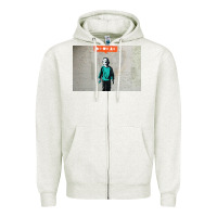 Oatmeal Heather banksy nobody likes me boy Zipper Hoodie - linhVisuals