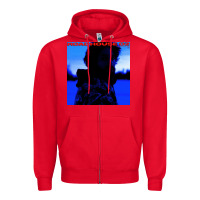 Red allan rayman roadhouse Zipper Hoodie - linhVisuals