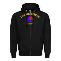Black cold war service germany cold war Zipper Hoodie - linhVisuals