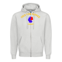 Dove Grey cold war service germany cold war Zipper Hoodie - linhVisuals