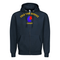 Navy cold war service germany cold war Zipper Hoodie - linhVisuals