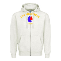 Oatmeal Heather cold war service germany cold war Zipper Hoodie - linhVisuals