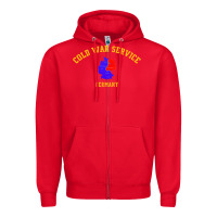 Red cold war service germany cold war Zipper Hoodie - linhVisuals