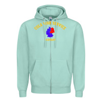 Seafoam cold war service germany cold war Zipper Hoodie - linhVisuals