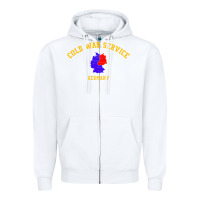 White cold war service germany cold war Zipper Hoodie - linhVisuals
