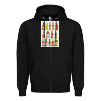 Black hot sauce Zipper Hoodie - linhVisuals