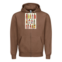 Chestnut hot sauce Zipper Hoodie - linhVisuals
