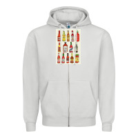 Dove Grey hot sauce Zipper Hoodie - linhVisuals