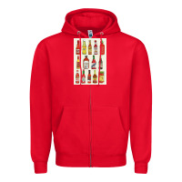 Red hot sauce Zipper Hoodie - linhVisuals