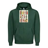 Sports Green hot sauce Zipper Hoodie - linhVisuals