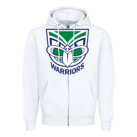 White the-new-zealand-warriors-pen Zipper Hoodie - linhVisuals