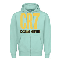 Seafoam CR7 Cristiano Rocnaldo Portugal Zipper Hoodie - linhVisuals