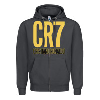 Smoke CR7 Cristiano Rocnaldo Portugal Zipper Hoodie - linhVisuals