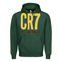 Sports Green CR7 Cristiano Rocnaldo Portugal Zipper Hoodie - linhVisuals