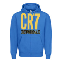 True Royal CR7 Cristiano Rocnaldo Portugal Zipper Hoodie - linhVisuals