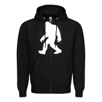 Black bigfoot t  shirt bigfoot   i believe bigfoot t  shirt Zipper Hoodie - linhVisuals