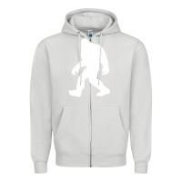 Dove Grey bigfoot t  shirt bigfoot   i believe bigfoot t  shirt Zipper Hoodie - linhVisuals