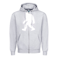 Heather Grey bigfoot t  shirt bigfoot   i believe bigfoot t  shirt Zipper Hoodie - linhVisuals