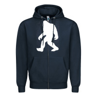Navy bigfoot t  shirt bigfoot   i believe bigfoot t  shirt Zipper Hoodie - linhVisuals