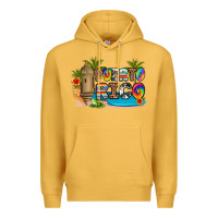 Mustard puerto rico Premium Hoodie - Artiststas