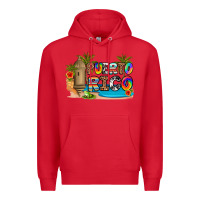 Red puerto rico Premium Hoodie - Artiststas