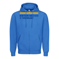 True Royal New York Institute of Technology Zipper Hoodie - linhVisuals