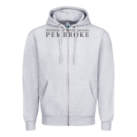 Heather Grey University of North Carolin Pembroke Zipper Hoodie - linhVisuals