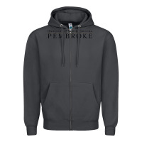 Smoke University of North Carolin Pembroke Zipper Hoodie - linhVisuals
