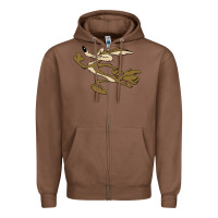 Chestnut cayote Zipper Hoodie - linhVisuals