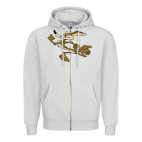 Dove Grey cayote Zipper Hoodie - linhVisuals