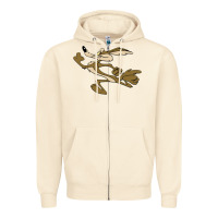 Sandshell cayote Zipper Hoodie - linhVisuals