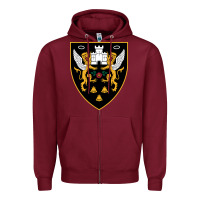 Burgundy the-northampton-saints-pen Zipper Hoodie - linhVisuals