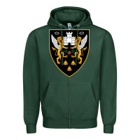 Sports Green the-northampton-saints-pen Zipper Hoodie - linhVisuals