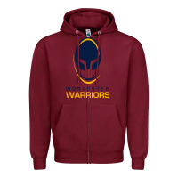 Burgundy the-worcester-warriors-pen Zipper Hoodie - linhVisuals