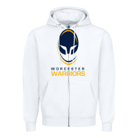 White the-worcester-warriors-pen Zipper Hoodie - linhVisuals