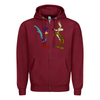 Coyote And The Road Runner Zipper Hoodie | Teevron