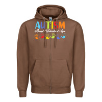 Chestnut autism t  shirt accept understand love autism awareness t  shirt Zipper Hoodie - linhVisuals