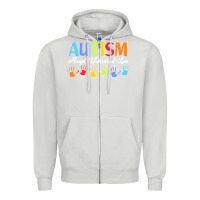 Dove Grey autism t  shirt accept understand love autism awareness t  shirt Zipper Hoodie - linhVisuals