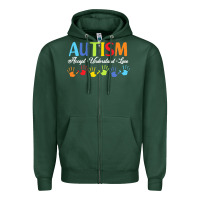 Sports Green autism t  shirt accept understand love autism awareness t  shirt Zipper Hoodie - linhVisuals