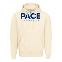 Sandshell Pace University Zipper Hoodie - linhVisuals