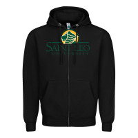 Black Saint Leo University Zipper Hoodie - linhVisuals