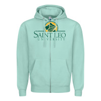 Seafoam Saint Leo University Zipper Hoodie - linhVisuals