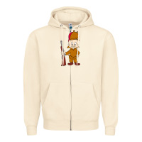 Sandshell elmer fudd Zipper Hoodie - linhVisuals