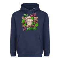 Navy too cute to pinch charolais calf Heavyweight Hoodie - RanaPortraitStore