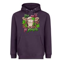 Plum too cute to pinch charolais calf Heavyweight Hoodie - RanaPortraitStore