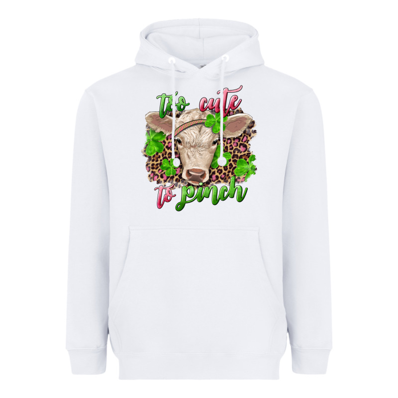 Too Cute To Pinch Charolais Calf Heavyweight Hoodie by RanaPortraitStore | Teevron
