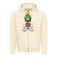 Sandshell marvin the martian Zipper Hoodie - linhVisuals