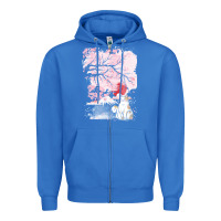 True Royal japan t  shirt sakura cat t  shirt Zipper Hoodie - linhVisuals